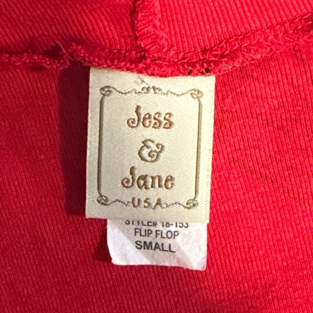 Vintage Jess & Jane Full Zip Hoodie Asian Art Y2K Flipflop - Picture 3 of 7